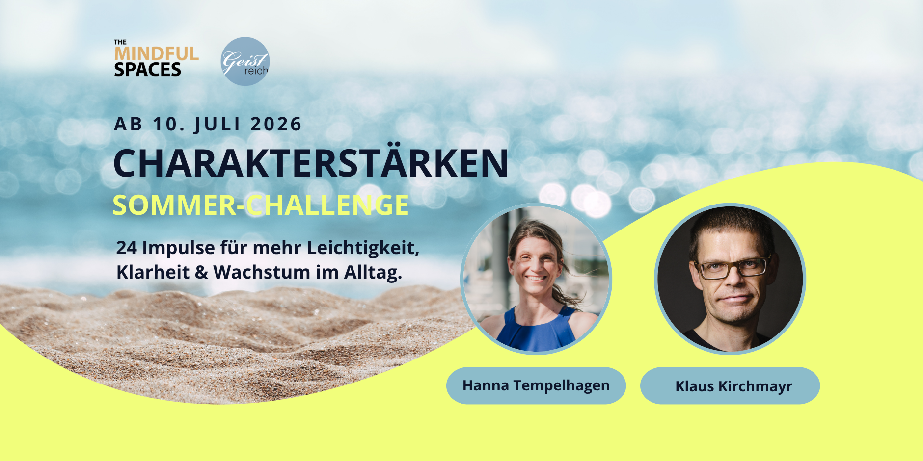 Geistreich Positive Psychologie Charakterstärken-Sommer-Challenge